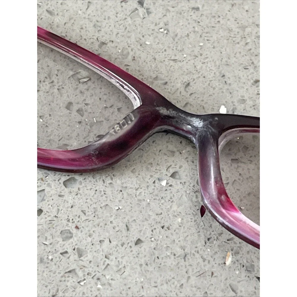 Originale JONES NEW YORK J208 Eyeglasses Frames ONLY PLUM 48-16-135
